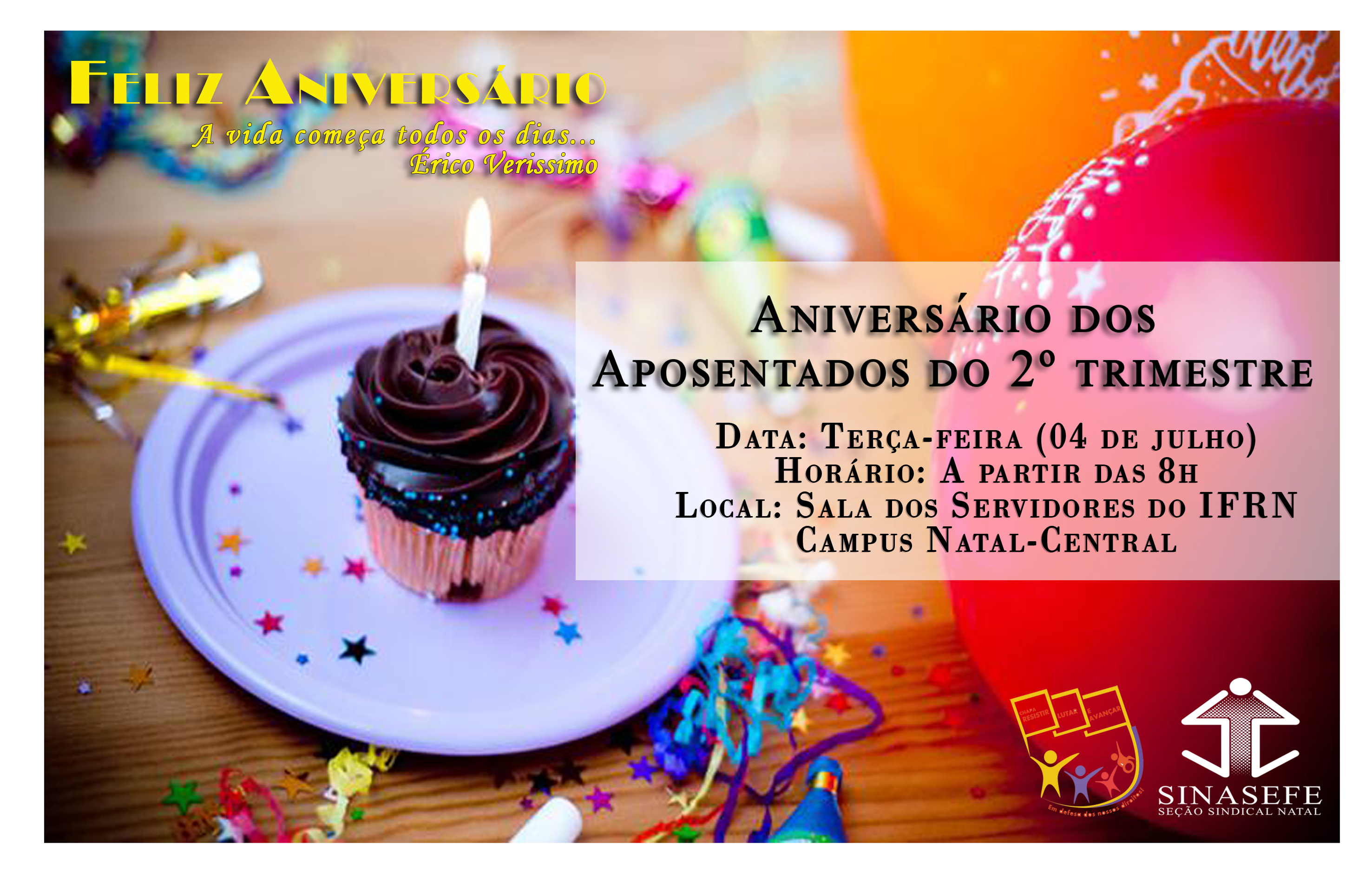 🎂 Aniversariante Maio Parabéns! Feliz Aniversário Nascidos Em