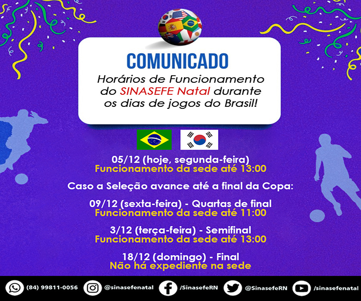 Agenda Copa do Mundo: confira os jogos desta segunda-feira (05/12