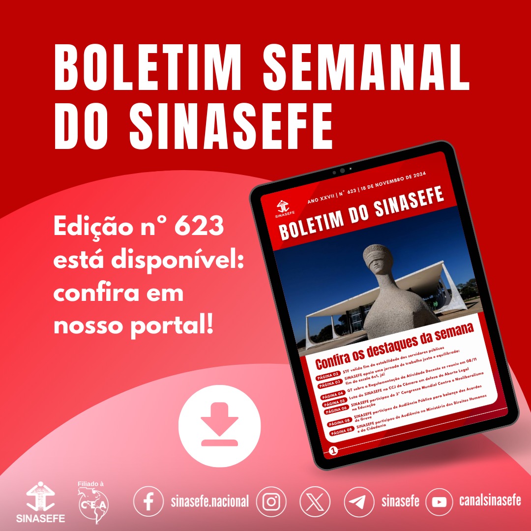 SINASEFE Nacional | Boletim Semanal 623